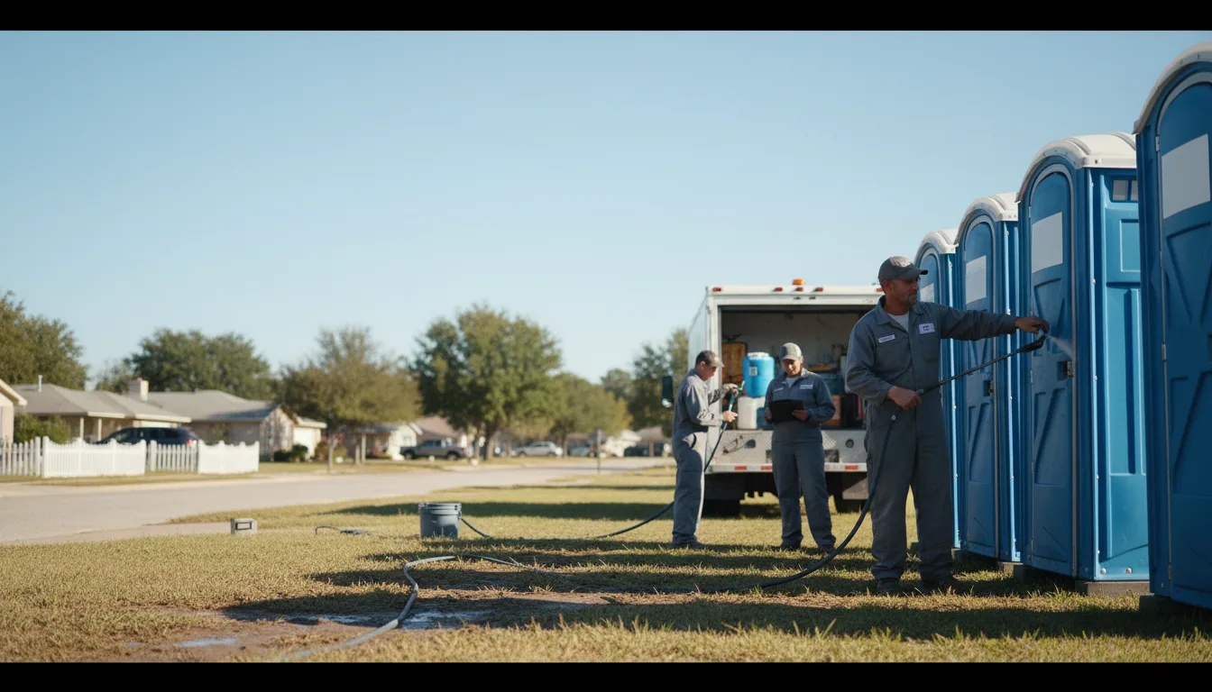 Long-Term Portable Toilet Rental in Wapanucka, OK near me